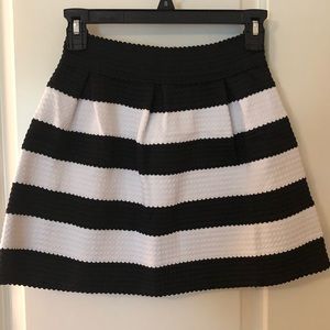 Black and white skirt